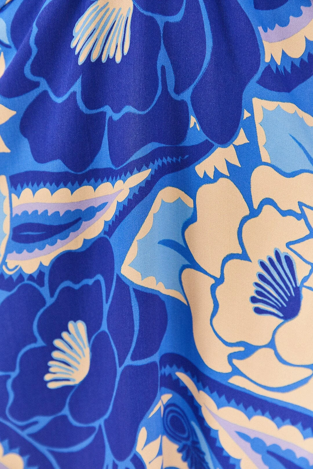 Farm Rio Blue Tropical Groove Lenzing™ Ecovero™ Viscose Midi Dress 7 Farm Rio Blue Tropical Groove Lenzing™ Ecovero™ Viscose Midi Dress - Image 5