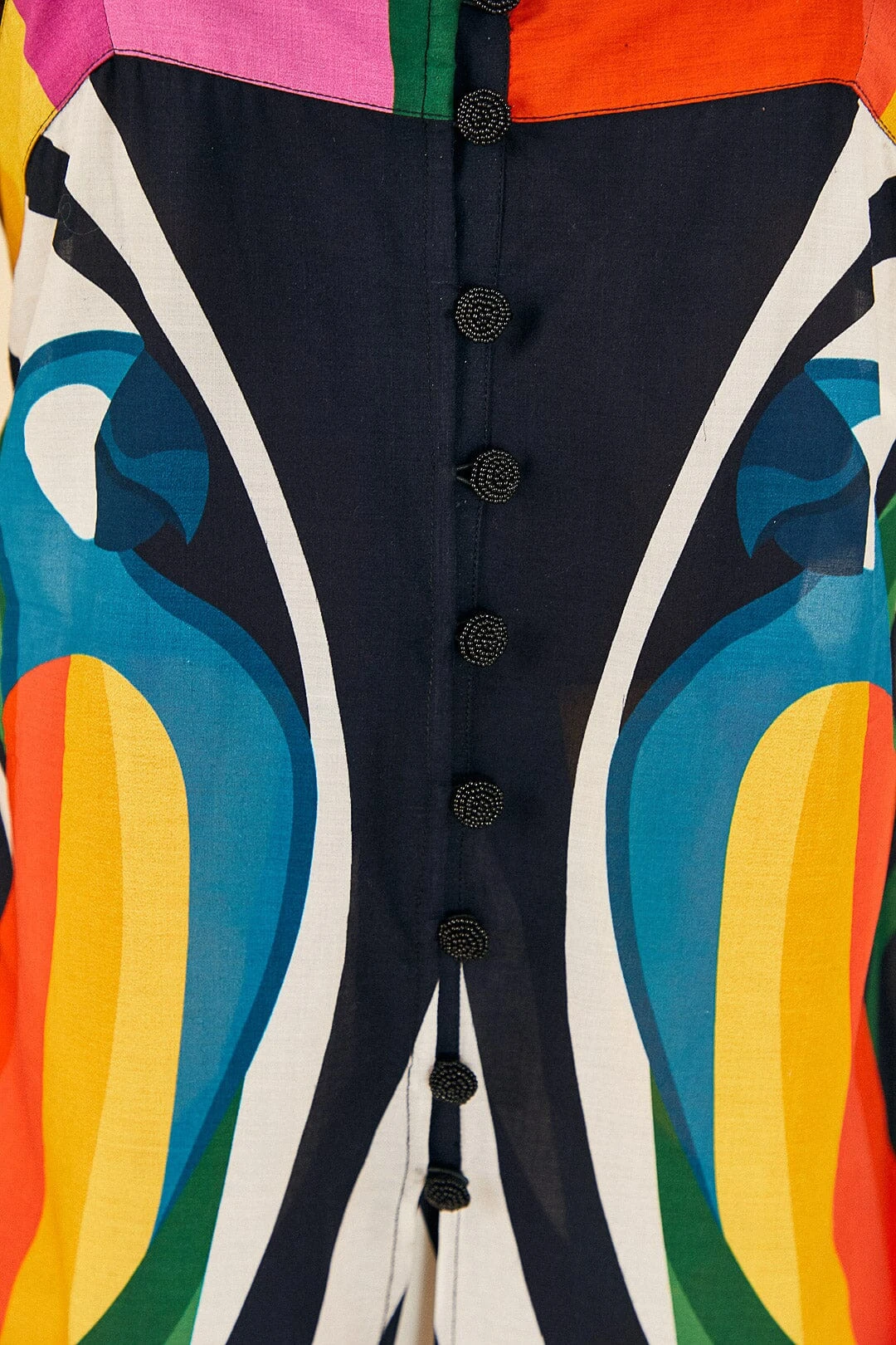 Farm Rio Macaw Stripes Cover Up 8 Farm Rio Macaw Stripes Cover Up - Image 6