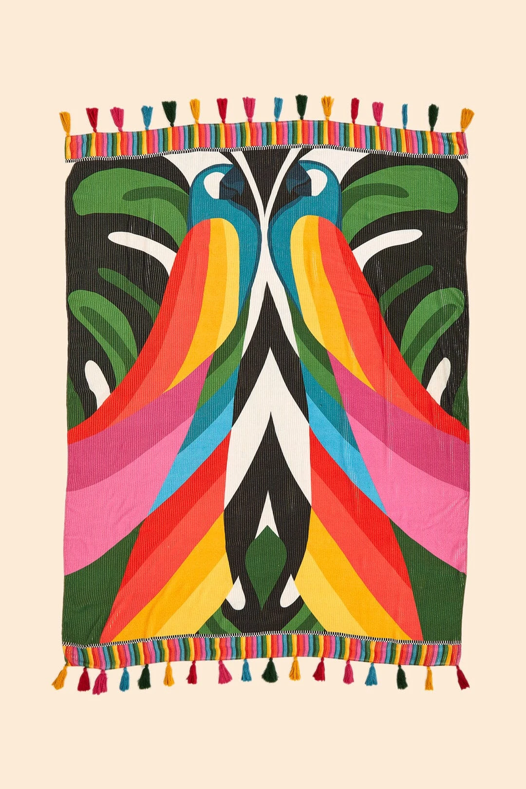 Farm Rio Macaw Stripes Sarong 8 Farm Rio Macaw Stripes Sarong - Image 6