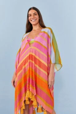 Farm Rio Shiny Stripes Cover Up -Farm Rio 307151 03