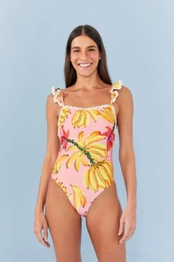 Farm Rio Pink Banana Taste One Piece Swimsuit -Farm Rio 307162 03