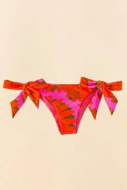 Farm Rio Pink Copacabana Side Tie Bikini Bottom -Farm Rio 307168 06