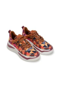 Farm Rio Graphic Scarves Platform Sneaker