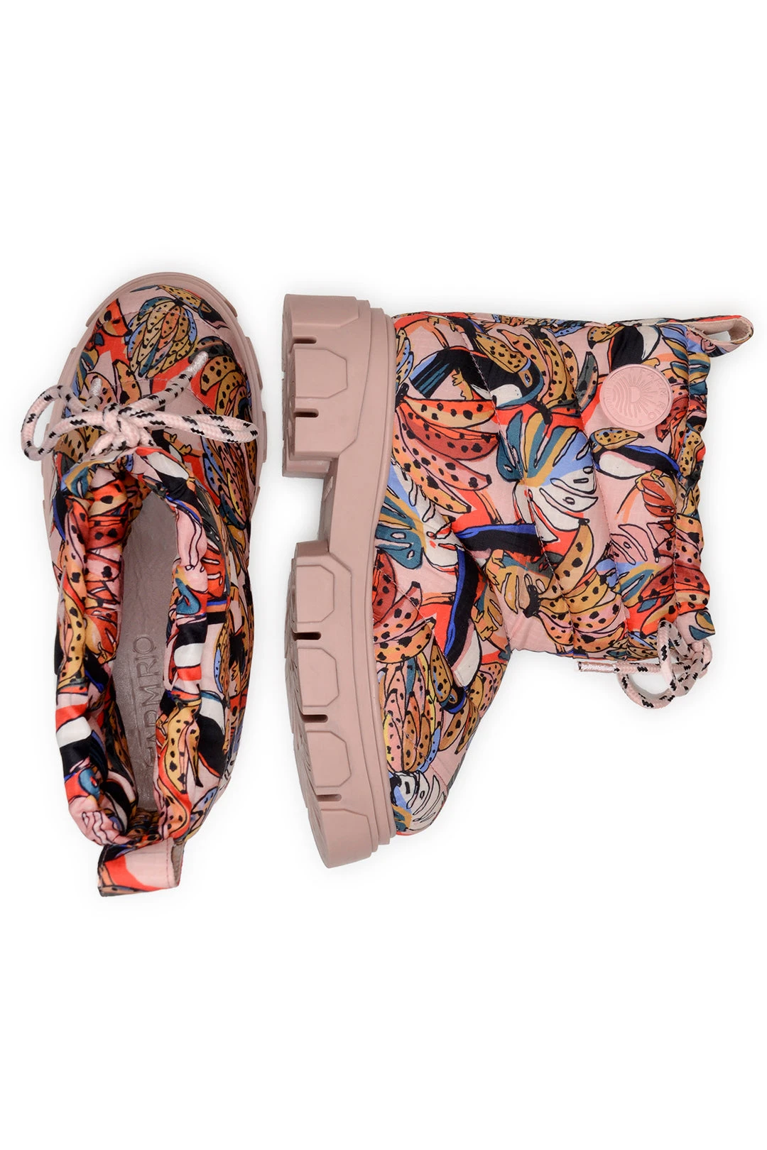 Farm Rio TOUCANS BUNCH PUFFY SHORT BOOT 6 Farm Rio TOUCANS BUNCH PUFFY SHORT BOOT - Image 4