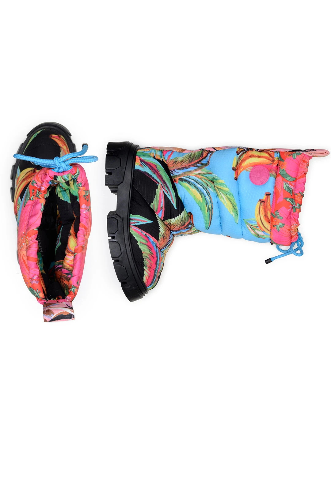 Farm Rio BLACK CHEVRON FOREST PUFFY TALL BOOT 6 Farm Rio BLACK CHEVRON FOREST PUFFY TALL BOOT - Image 4