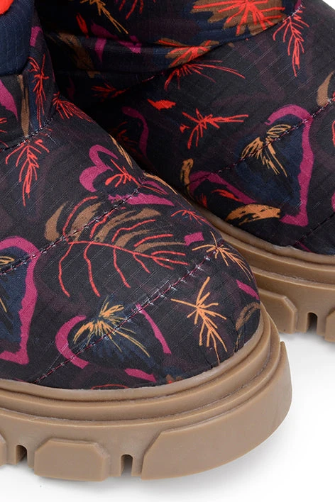 Farm Rio BROWN SUNSET FOREST PUFFY TALL BOOT 4 Farm Rio BROWN SUNSET FOREST PUFFY TALL BOOT - Image 2