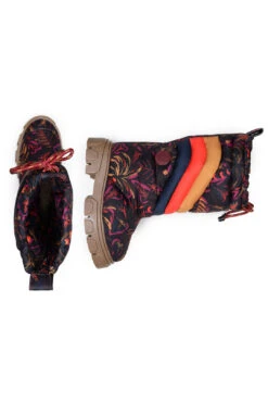 Farm Rio BROWN SUNSET FOREST PUFFY TALL BOOT 9 Farm Rio BROWN SUNSET FOREST PUFFY TALL BOOT -Farm Rio 307622 04