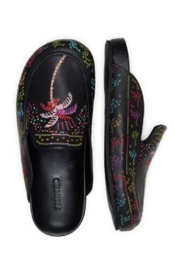 Farm Rio Black Coconut Tree Flat Clog -Farm Rio 307688 04