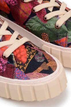 Farm Rio Black Leopard Mushroom Flatform Sneaker 9 Farm Rio Black Leopard Mushroom Flatform Sneaker -Farm Rio 307698 02