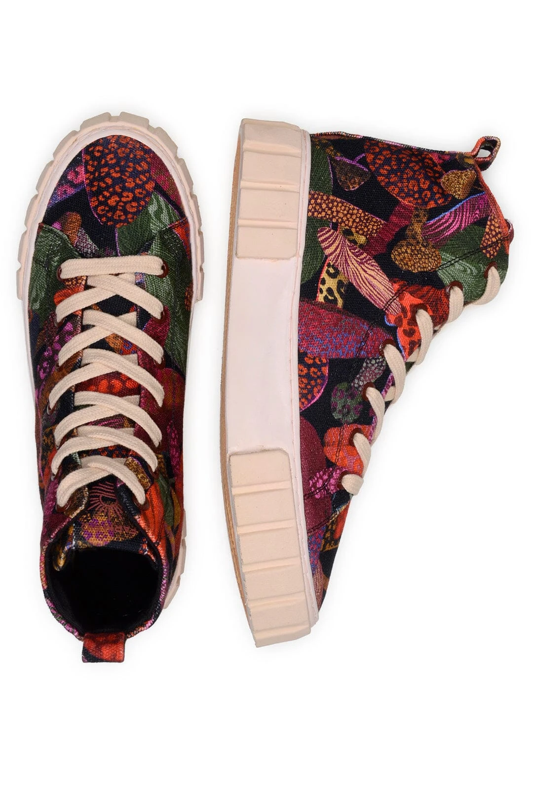 Farm Rio Black Leopard Mushroom Flatform Sneaker 5 Farm Rio Black Leopard Mushroom Flatform Sneaker - Image 3