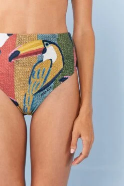 Farm Rio Wonderful Toucans High Waisted Bikini Bottom 9 Farm Rio Wonderful Toucans High Waisted Bikini Bottom -Farm Rio 307923 03