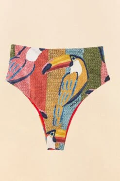 Farm Rio Wonderful Toucans High Waisted Bikini Bottom 11 Farm Rio Wonderful Toucans High Waisted Bikini Bottom -Farm Rio 307923 05