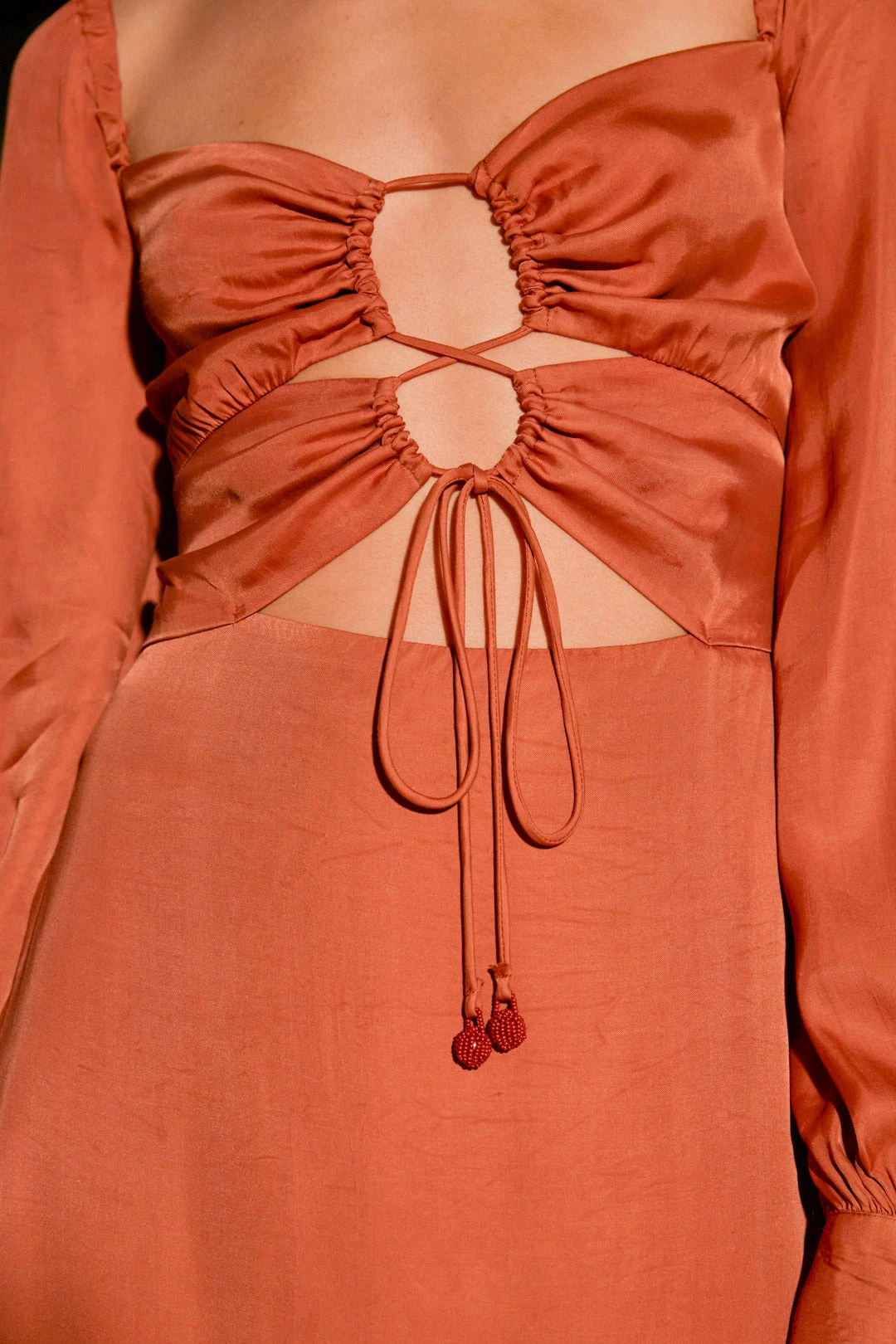 Farm Rio Caramel Cut Out Maxi Dress 7 Farm Rio Caramel Cut Out Maxi Dress - Image 5