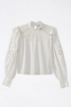 Farm Rio Off-White Romantic Blouse -Farm Rio 308187 06