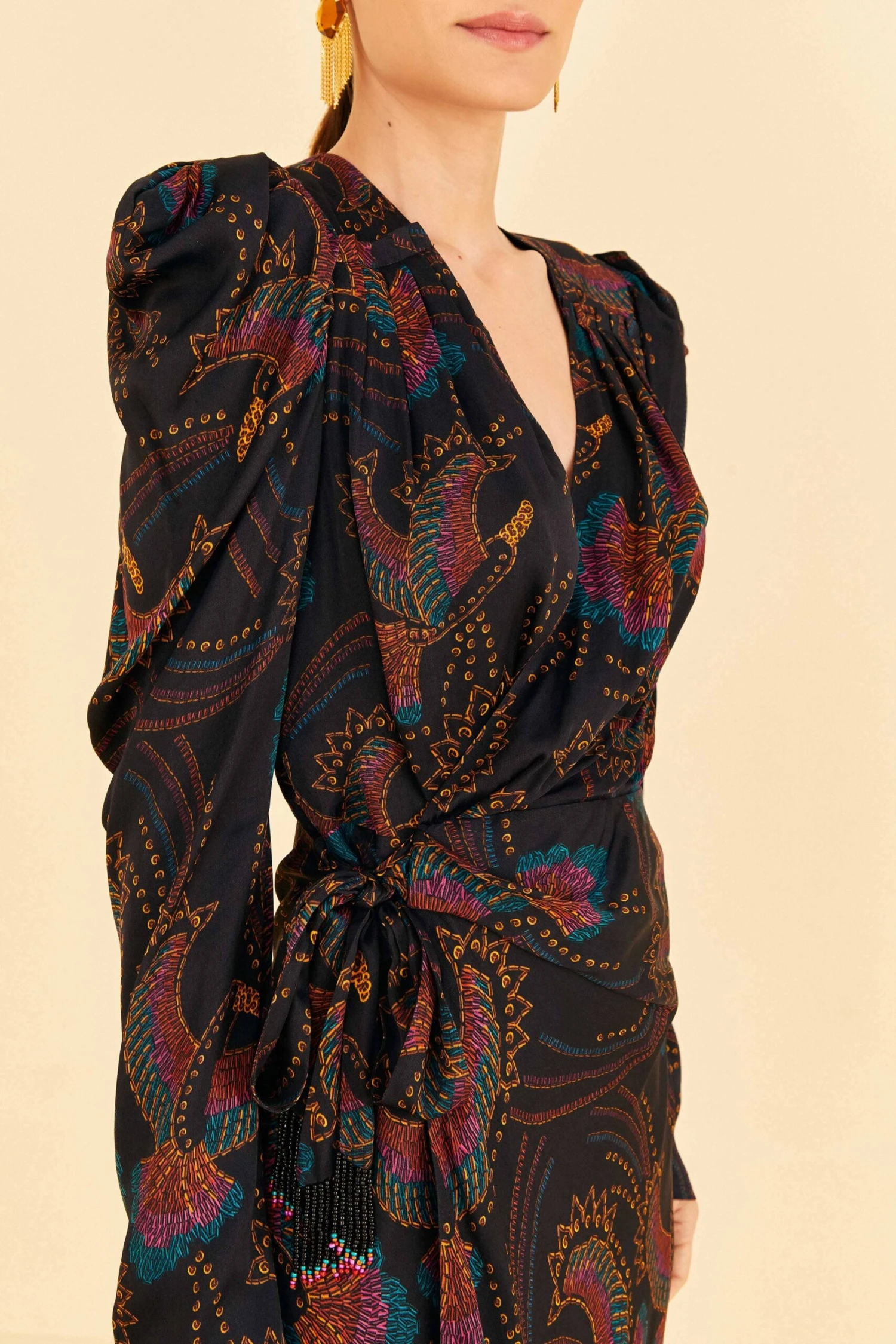 Farm Rio Sequin Toucans Mini Dress 6 Farm Rio Sequin Toucans Mini Dress - Image 4