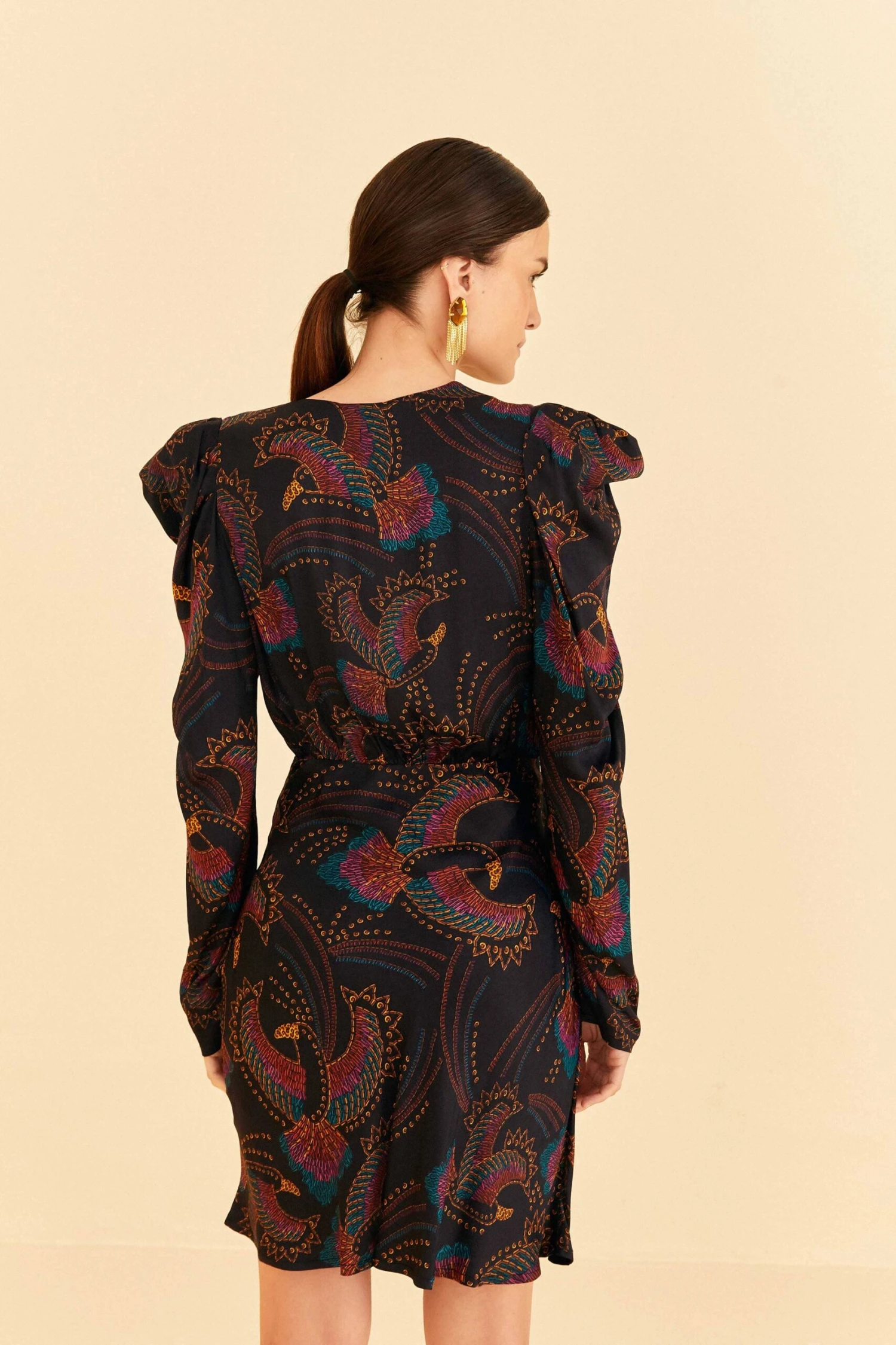 Farm Rio Sequin Toucans Mini Dress 4 Farm Rio Sequin Toucans Mini Dress - Image 2