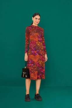 Farm Rio Leopard Hearts Jersey Dress 8 Farm Rio Leopard Hearts Jersey Dress -Farm Rio 308218 02