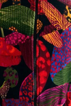 Farm Rio Leopard Mushroom French Terry Jumpsuit -Farm Rio 308221 05