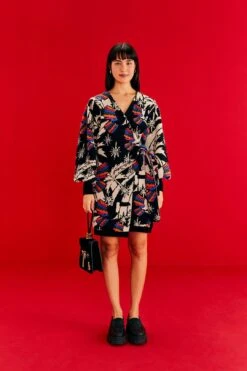 Farm Rio Toucans Wave Sweater Dress -Farm Rio 308283 02