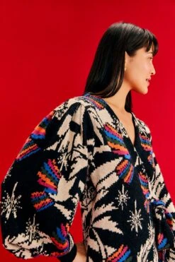 Farm Rio Toucans Wave Sweater Dress -Farm Rio 308283 03