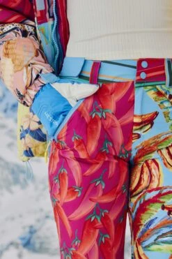 Farm Rio Mixed Scarves Ski Pants -Farm Rio 308307 05