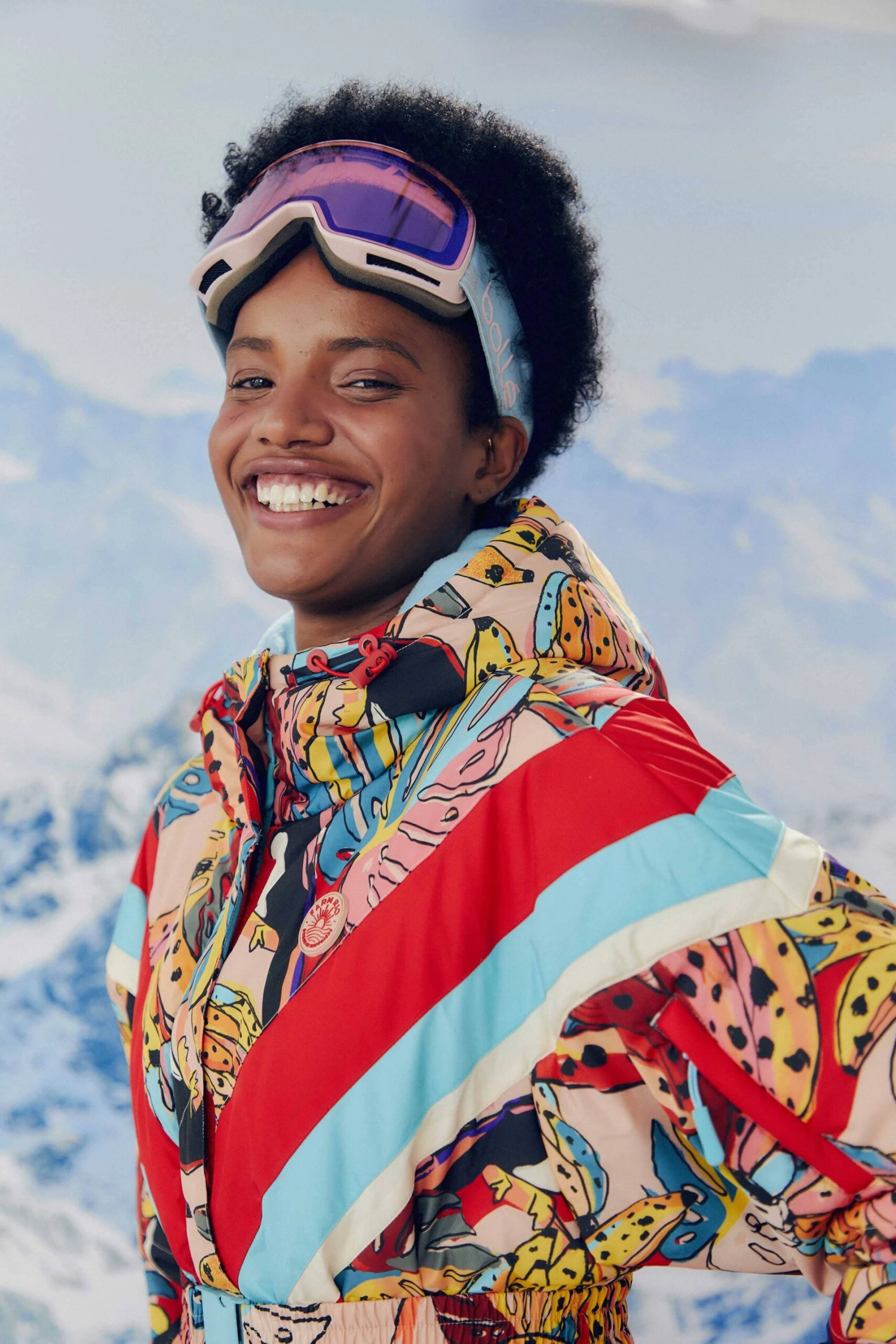 Farm Rio Banana Bunch Ski Puffer Jacket 7 Farm Rio Banana Bunch Ski Puffer Jacket - Image 5