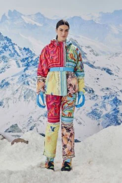 Farm Rio Mixed Scarves Ski Puffer Jacket 12 Farm Rio Mixed Scarves Ski Puffer Jacket -Farm Rio 308309 03