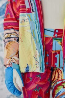 Farm Rio Mixed Scarves Ski Puffer Jacket 15 Farm Rio Mixed Scarves Ski Puffer Jacket -Farm Rio 308309 06