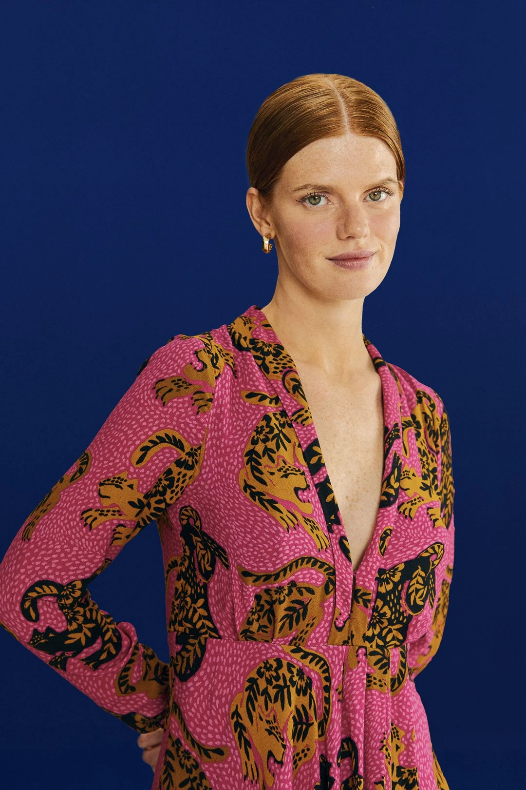 Farm Rio Pink Wild Leopards Maxi Dress 5 Farm Rio Pink Wild Leopards Maxi Dress - Image 3