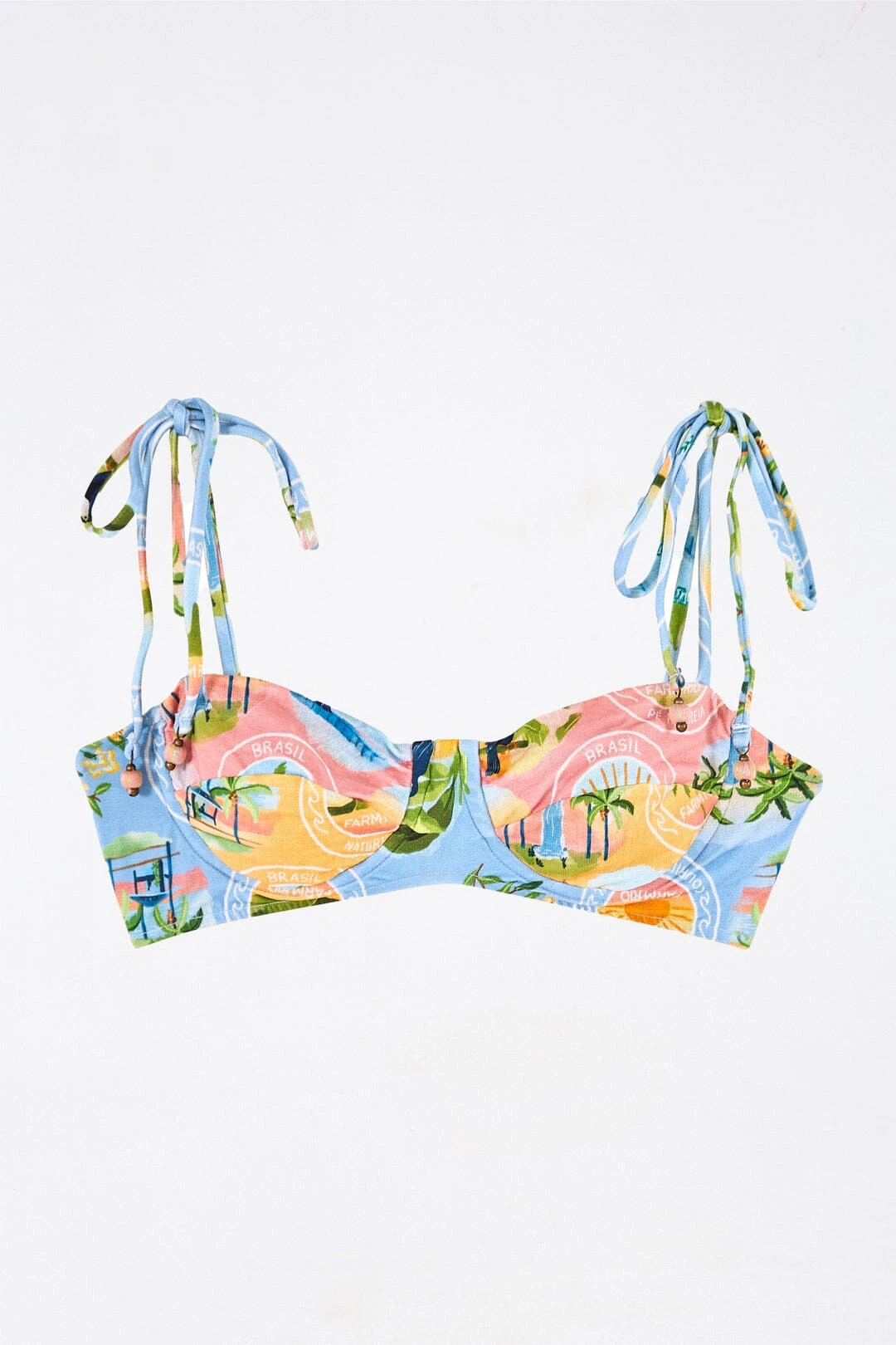 Farm Rio Rio Stamps Underwire Bikini Top 7 Farm Rio Rio Stamps Underwire Bikini Top - Image 5