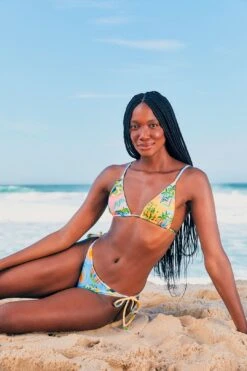 Farm Rio Rio Stamps Bikini Top