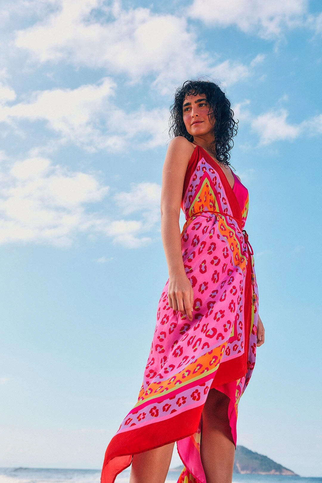 Farm Rio Maxi Leopard Patch Cover Up 3 Farm Rio Maxi Leopard Patch Cover Up