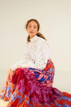 Farm Rio Mixed Living Nature Skirt