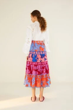 Farm Rio Mixed Living Nature Skirt 10 Farm Rio Mixed Living Nature Skirt -Farm Rio 309090 03