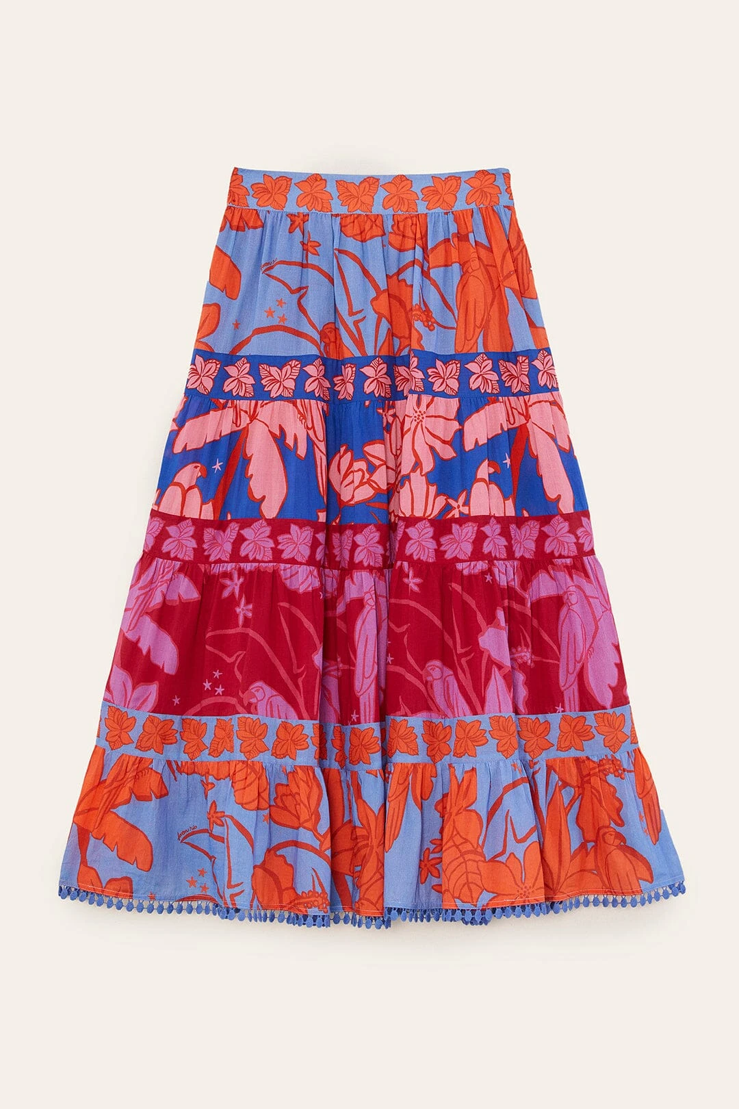 Farm Rio Mixed Living Nature Skirt 8 Farm Rio Mixed Living Nature Skirt - Image 6