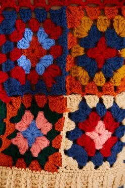 Farm Rio Multicolor Patchwork Crochet Vest 10 Farm Rio Multicolor Patchwork Crochet Vest -Farm Rio 309108 04