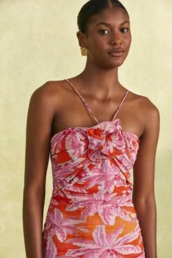 Farm Rio Red Coconut Tree Mini Dress -Farm Rio 309146 03