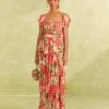 Farm Rio Pink Blooming Floral Maxi Dress -Farm Rio 309161 01