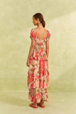 Farm Rio Pink Blooming Floral Maxi Dress -Farm Rio 309161 04