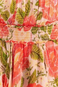 Farm Rio Pink Blooming Floral Maxi Dress -Farm Rio 309161 05