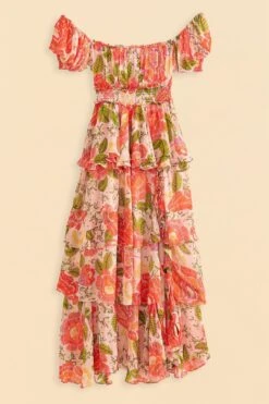 Farm Rio Pink Blooming Floral Maxi Dress -Farm Rio 309161 06