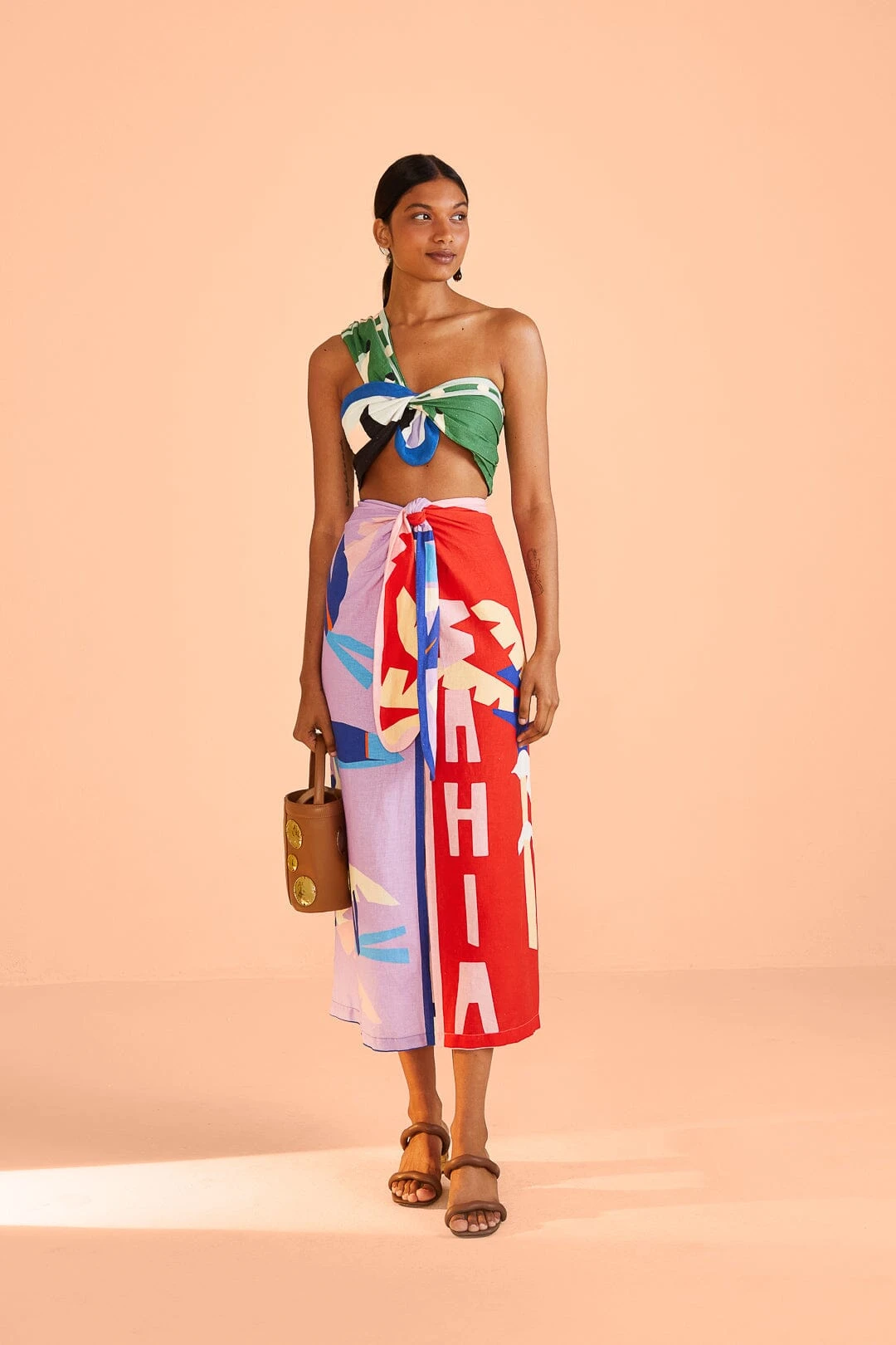 Farm Rio Brasil Bahia Scarves Crop Top 4 Farm Rio Brasil Bahia Scarves Crop Top - Image 2