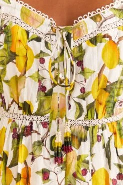 Farm Rio Off-white Fruit Orchard Mini Dress -Farm Rio 309184 05