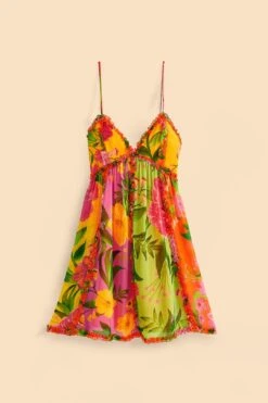 Farm Rio Mixed Romantic Garden Mini Dress 13 Farm Rio Mixed Romantic Garden Mini Dress -Farm Rio 309192 06