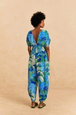 Farm Rio Green Jungle Panther Jumpsuit -Farm Rio 309197 04