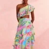 Farm Rio Beach Vibe Layered Skirt -Farm Rio 309204 01