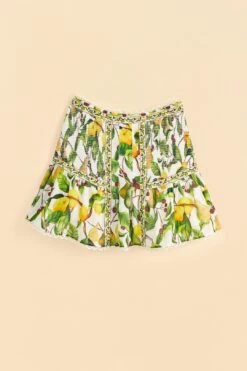 Farm Rio Off-White Fruit Orchard Mini Skirt 13 Farm Rio Off-White Fruit Orchard Mini Skirt -Farm Rio 309205 06
