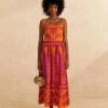 Farm Rio Orange Pineapple Love Cutwork Dress 1 Farm Rio Orange Pineapple Love Cutwork Dress -Farm Rio 309238 01