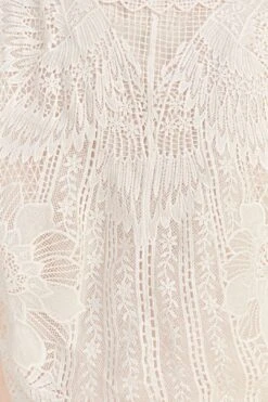 Farm Rio Off-White Guipure Collar Blouse -Farm Rio 309240 05