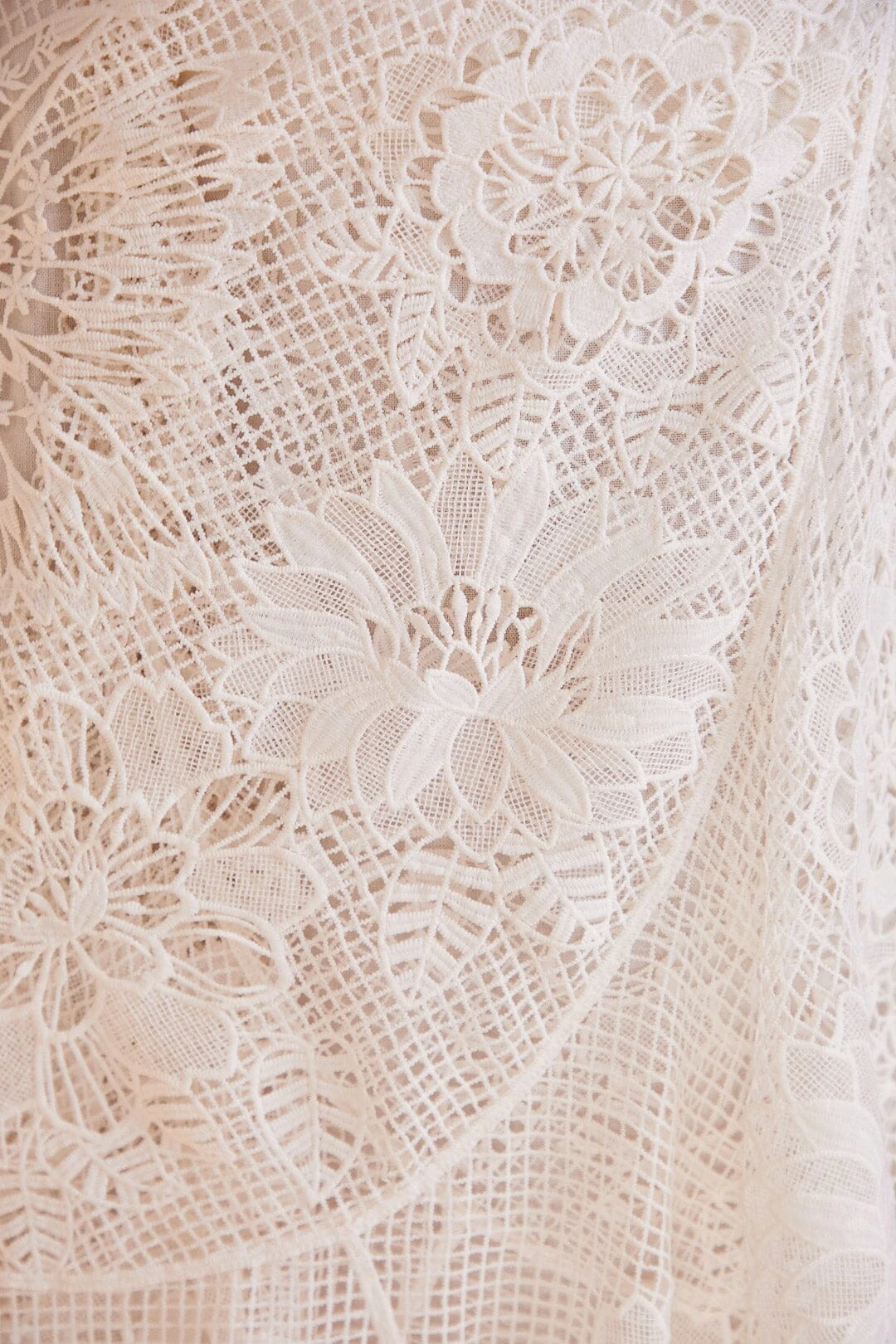 Farm Rio Off-White Guipire Midi Skirt 7 Farm Rio Off-White Guipire Midi Skirt - Image 5